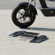[vsrhkq] Ebike Footrest Kit Lightweight Non-slip Easy Installation E Bike Accessories