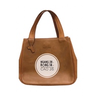 [Brand] Renoma brand 2-hand genuine leather bag, size IPad, stand-up women's office handle.