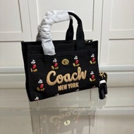 COACH-女包Cargo26托特包2025新款牛仔布 米奇聯名女包手提包 CAE70