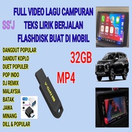 FLASHDISK 32GB KARAOKE VIDEO PALING POPULER LENGKAP UNTUK DI MOBIL TV ANDROID