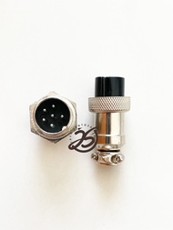 1 SET AVIATION CONNECTOR PLUG CB KONEKTOR CB ANEKA UKURAN 2 PIN JACK DAN SOCKET