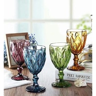 1pc glassware crystal goblet wine glass water glass 235ml, dishwasher safe and microwave safe