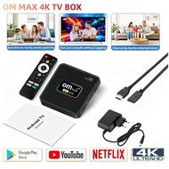 2026 New OM MAX 4K TV 5GWiFi Bluetooth 5.0 Android 14 supports global movies and channels fast deliv