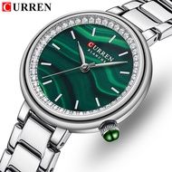 CURREN Top Brand Original Elegant Ladies Quartz Watch Stainless Steel Fashion Sport Waterproof Clock Outdoor Lady Design Watch
