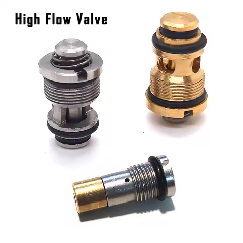 Steel High Flow Fill Valve Outlet Valve Upgrade Replacement for Airsoft GBB Gelball Blaster Air Pump