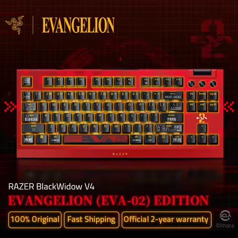 Razer EVA Edition BlackWidow V4 Tenkeyless Speed Mechanical Gaming Keyboard with Lighting Effects