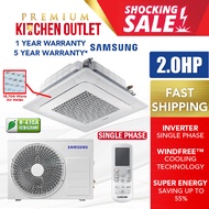 Samsung 2.0HP WindFree™ Inverter 4-Way Cassette Air Conditioner AC052TN4DKC/EA & AC052TXADKC/EA | Si