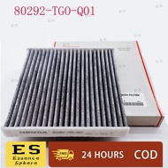 Air Filter HONDA Carbon (PM 2.5 Filter) CIVIC FD/FB 1.8/2.0 Year 2007-2016-ACCORD G7/G8/G9 2003-2019