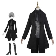 Black Butler Ciel Sebastian Regular Outfit Demon Costume Uniform Cosplay Costume Men Anime Role Play