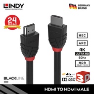 Cable HDMI LINDY 2.0 4K 60Hz UHD 3D HDR Dolby Vision, Black
