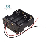 8pcs Aa Cells Battery (12v) Clip Holder Box Case Black