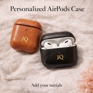 Personalisede Name Leather AirPods Pro 1 and 2 only (not for the latest airpod pro 3) Airpod Case (C