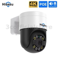 Hiseeu POE 4MP/8MP IP Video Surveillance Camera Outdoor Wireless PTZ Digital Motion Color Night Viso