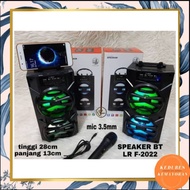 speaker bluetooth salon lr f 2022 + mic high quality bass/speaker
