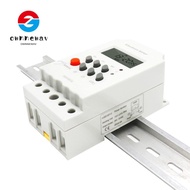 OWNNEPH Digital Timer, 12V LED Timer Switch, Durable 220V 25A 110V Electrical Device Timer Electrici