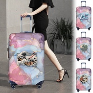 Luggage Cover Stretch  Suitcase Protector Baggage Case for18-32 Inch Suitcase Case  Wave Series Trav