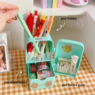 1 Pc Creative Cartoon Multi-functional Assortment Mini Fridge Storage Box Pen Holder for Makeup and Office School Stationery