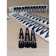 BLACK THICK IRON HAIR CLIP FRINGE CLIP