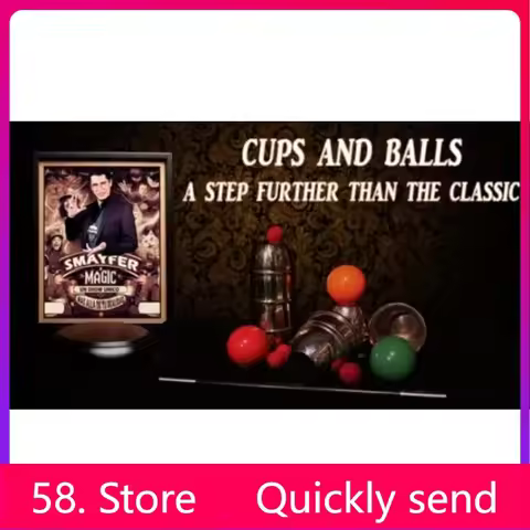 New 2025 Cups and balls "A step beyond the classics" by Smayfer Magic - Magic tricks ( 58 Store Down