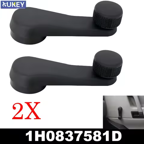 2X Window Winder Crank Handle For VW MK3 MK4 Beetle Cabrio Golf Jetta T4 Transporter Camper Skoda Oc
