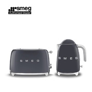 Smeg Breakfast Set Kettle KLF03GRUK + Toaster TSF01GRUK (Slate Grey)