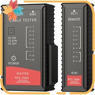 Lan Tester Network Cable Tester RJ45 CAT5E CAT6 CAT7 8P8C 6P8C Burn Battery Power Transmitter Receiv