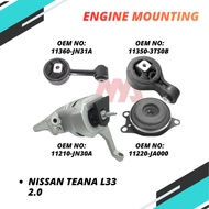 NISSA TEANA L33 2.0 ENGINE MOUNTING 4 IN 1 (11360-JN31A 11350-3TS0B 11210-JN30A 11220-JA000)