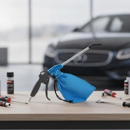 Vacuum with Tube Handheld Air Vacuum with Extension Tube Kit Lightweight for Mechanics, Workshop, Ca