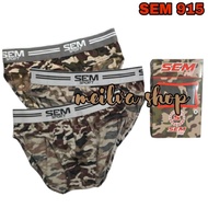 1 Box Contains (3 pcs) SEM SPORT ARMY 915 MEN'S CD | /ARMY ARMY MOTIF ADULT MEN'S CD