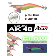 SQUID JIG ASARI LUMO EGI JIG AK-48 #4.0 (Length 12cm / 26.5gr)