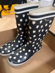 Aigle 雨靴 雨鞋 防水 Lolly Pop Print Rain Boots （kids size 35)