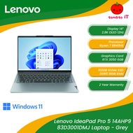 LENOVO IDEAPAD PRO 5 14AHP 83D3001DMJ Laptop - 14" 2.8K OLED/120Hz/R7-8845HS/RTX 3050 6GB/512GB SSD/