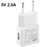 5V 2.0A USB Charger Travel Adapter for Smartphones - White