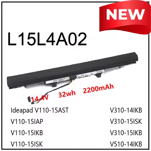 L15L4A02 Laptop Battery for Lenovo L15C4E01 V310-14ISK V310-15ISK V110-14AST-15AST E42-80 E52-80 K42