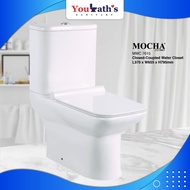 MWC7615 Mocha Italy Toilet Bowl Mangkuk Tandas Duduk  马桶 Toilet Seat Water Closet Toilet Bowl Set Flushing Toilet