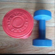 Plastic dumbbell 1kg