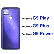 For Motorola Moto G9 Plus G9 Play G9 Power Battery Door Housing Glass Back Cover Battery Rear Case H
