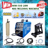 WIM EVO MIG 200  PROTABLE 200AMP MIG WELDING MACHINE 3 in 1 inverter welding machine / gasless weldi