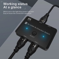 New Bluetooth dual-mode 8K HDMI 2.1-Compatible Switcher 1X2/2X1 Bi-Directional Splitter 8K 60HZ 4K 120Hz Adapter Switch HDR HDCP For Xiaomi Mi Box PS4