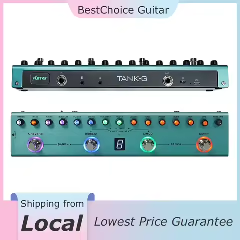 M-VAVE Yuimer V2 TANK-G Multi-Effects Processor with APP Electric Guitar Effector Pedal