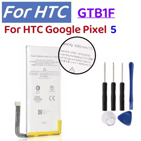 New Zero Cycle GTB1F Battery For GOOGLE Pixel 5 Phone Replacement Bateria +Free Tools