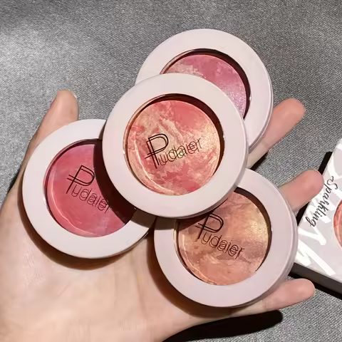 8 colors - Long-lasting waterproof matte concealer highlighter blush - Suitable for Valentine's Day