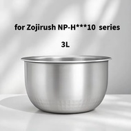 316L stainless steel inner pot without coating 3L capacity compatible with Zojirushi rice cooker NP-