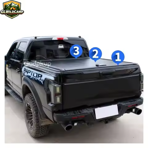 High Quality Pickup Retractable Truck Bed Covers Hard Aluminum F150 Tonneau Cover for Ford Ranger T6