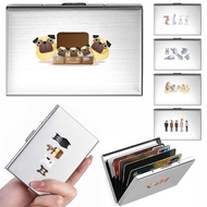 Pemegang kad Metal Name Card Print Card Bag Metal Credit Card Bag Wallet Credit Card Case Carton Pat