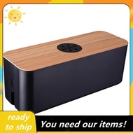 Wooden Cable Storage Box Power Cord Storage Box Dust-Proof Charger Socket Storage Box Household Cabl
