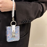 for Motorola Moto Razr 60 Pro Razr 60 Ultra Razr 50Ultra 5G Transparent Ring Bracelet Chain Hard PC 