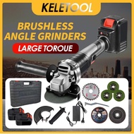 588V Cordless Grinding Machine Cutting Electric Angle Grinder Brushless Power Tool 68000MAH