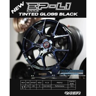 Sport Rim 1Set New Car Kereta Raxer Wheels EP-L1B ET35 17X7.5 5X113 FPBLKB-XZ FLOW FORMING