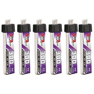 6pcs GNB LiPo Battery 1S 300mAh 3.8V HV LiHV 60c 120c for Inductrix FPV BNF Blade RC with Plastic He